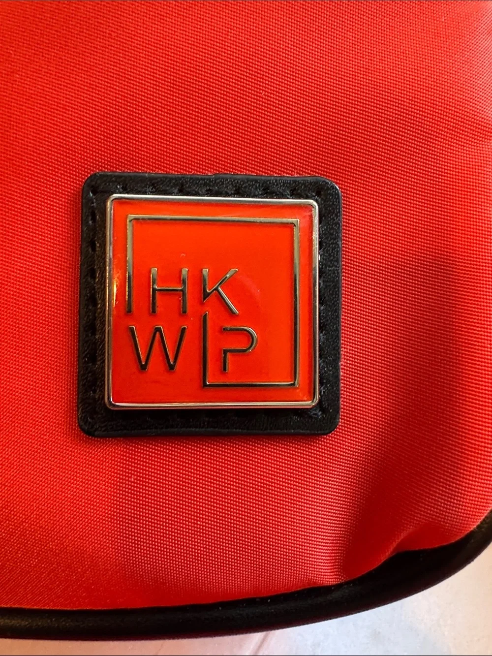 IHKWIP Metro Messenger Crossbody Riviera Red Nylon RFID Organizer Bag
